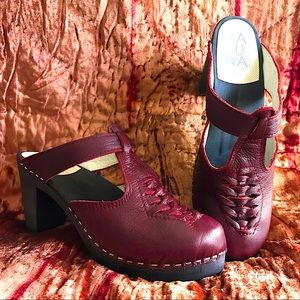 Maguba Nairobi Swedish Clogs 39 NEW!